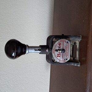 Vtg Bates 8 Wheeled Numbering Machine Style A Made In USA Collectible Stamper